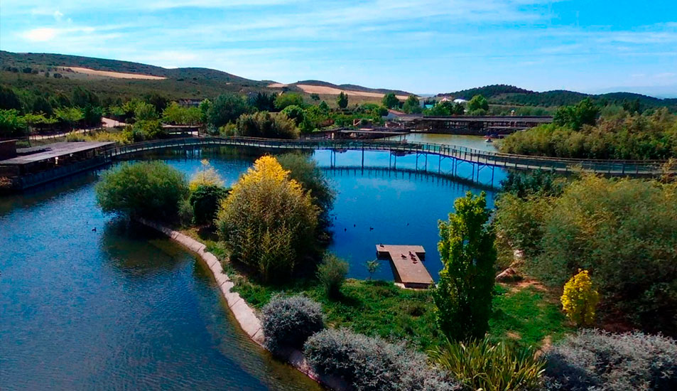 Vista aérea del parque Sendaviva